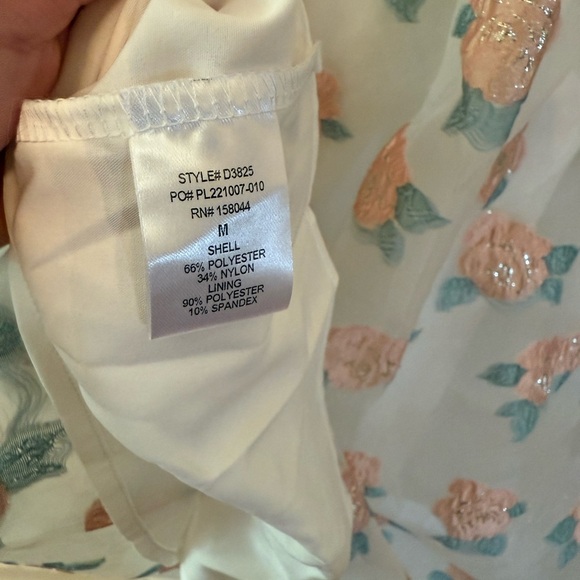 NWT Vestique Paper Rings Floral Medium Babydoll Dress - Picture 5 of 6